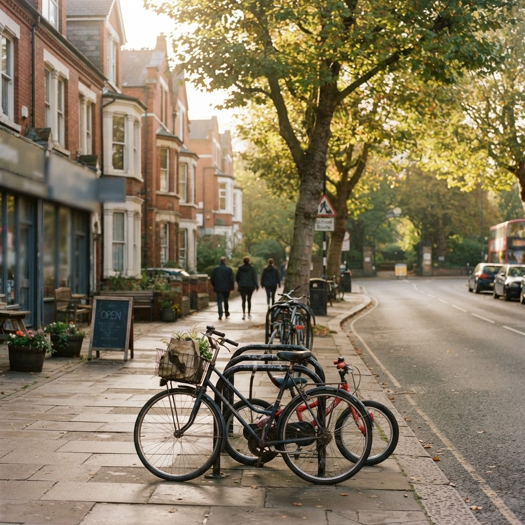 A quiet Midlands neighbourhood near local community spaces