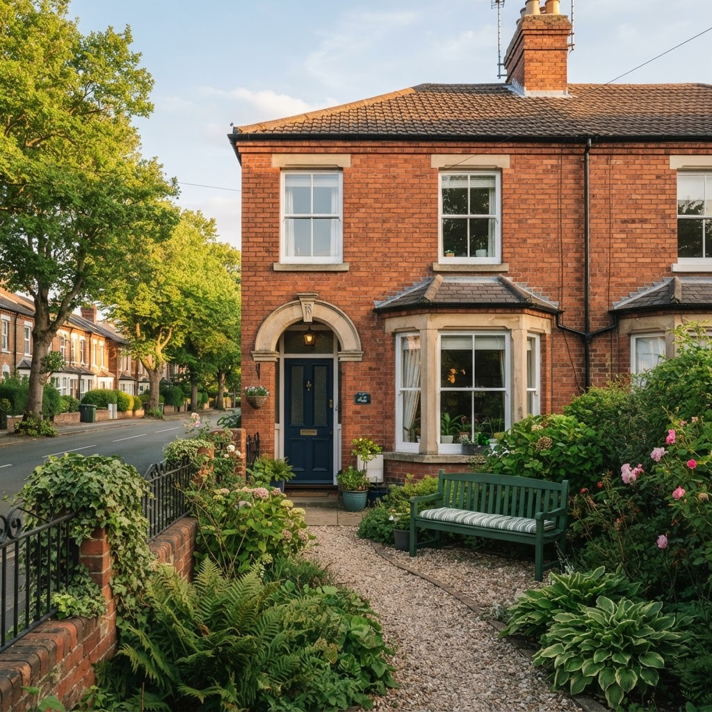 A welcoming small residential home on a leafy Midlands street